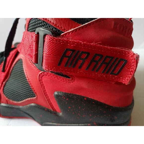 Nike Air Raid University Red Black Men's Size 10 - Picture 6 of 8